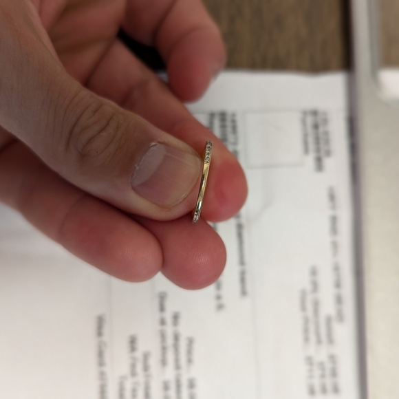 Uneek ring with two bands - Picture 12 of 12